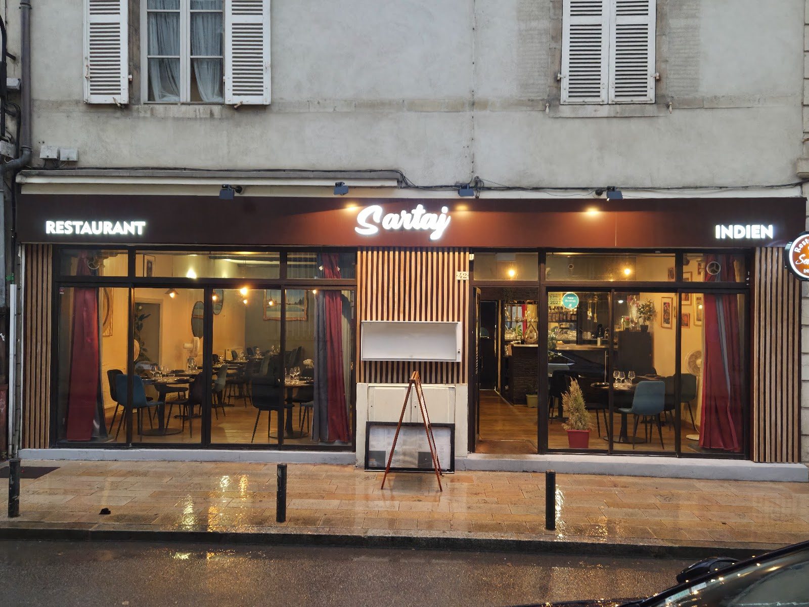 SARTAJ Restaurant indien, restaurant à Dijon